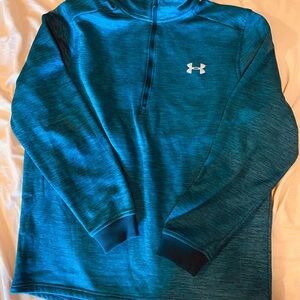 Under Armour Teal Half-Zip Pullover Coldgear